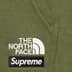 Supreme The North Face Convertible Hooded Sweatshirt - Olive (front)