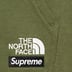Supreme The North Face Convertible Hooded Sweatshirt - Olive (front)