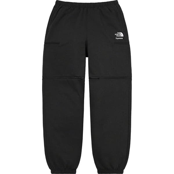 Supreme The North Face Convertible Sweatpant - Black (front)