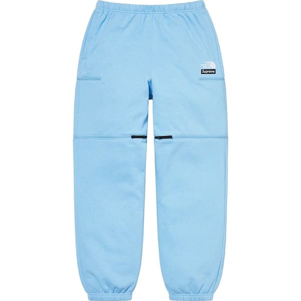 Supreme The North Face Convertible Sweatpant - Blue (front)