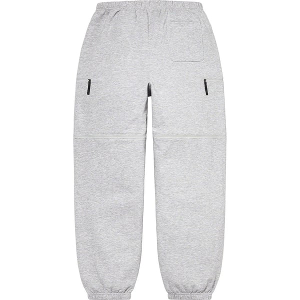 Supreme The North Face Convertible Sweatpant - Heather Grey (front)