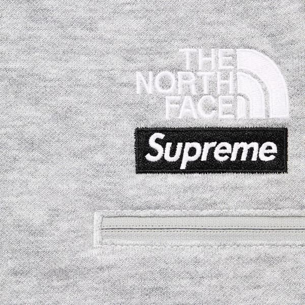 Supreme The North Face Convertible Sweatpant - Heather Grey (front)