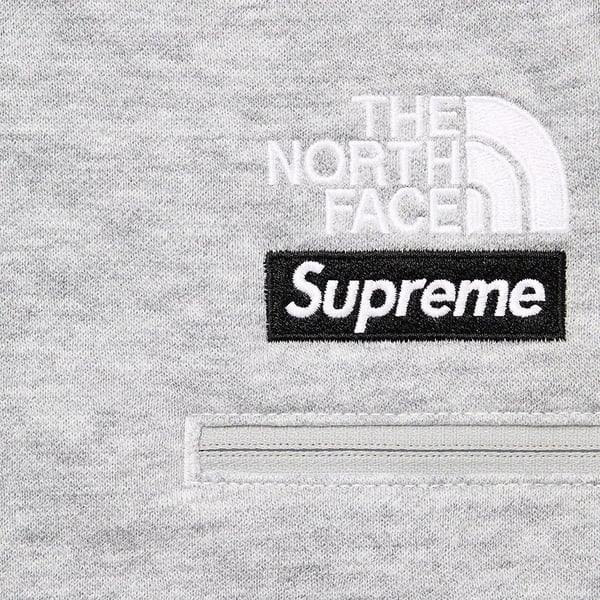Supreme The North Face Convertible Sweatpant - Heather Grey (front)