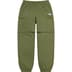 Supreme The North Face Convertible Sweatpant - Olive (front)