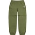 Supreme The North Face Convertible Sweatpant - Olive (front)