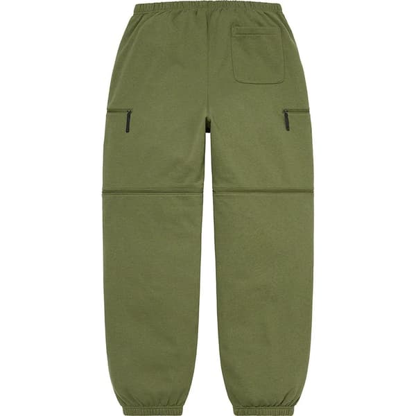 Supreme The North Face Convertible Sweatpant - Olive (front)