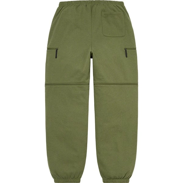 Supreme The North Face Convertible Sweatpant - Olive (front)