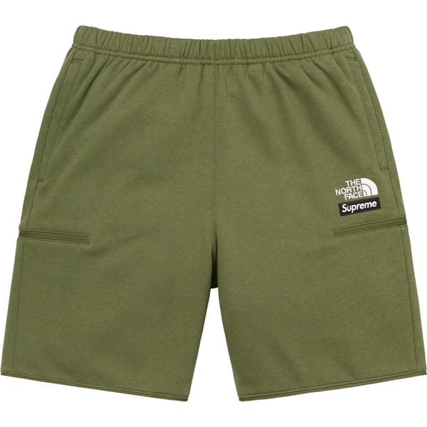 Supreme The North Face Convertible Sweatpant - Olive (front)