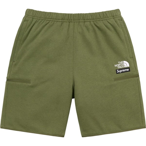 Supreme The North Face Convertible Sweatpant - Olive (front)