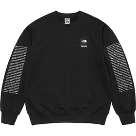 Supreme The North Face Crewneck Black