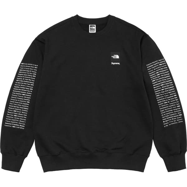 Supreme The North Face Crewneck - Black (front)