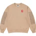 Supreme The North Face Crewneck - Khaki (front)