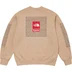 Supreme The North Face Crewneck - Khaki (front)