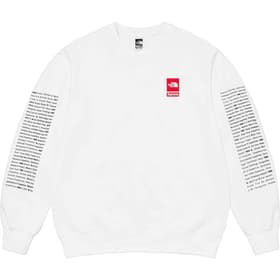 Supreme The North Face Crewneck White