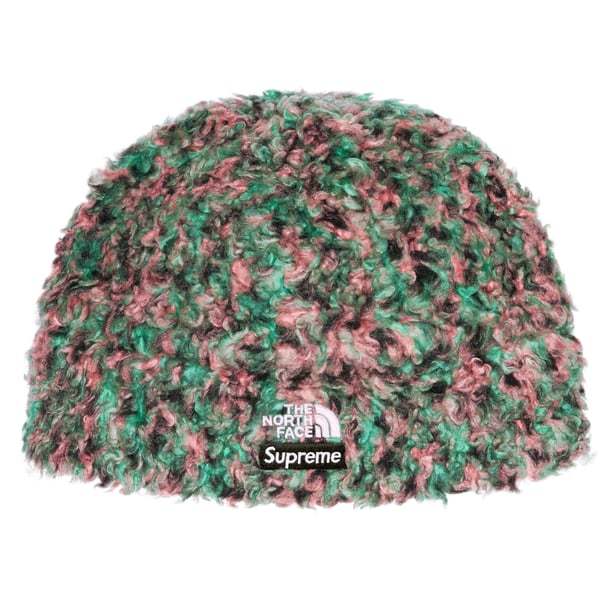 Supreme The North Face High Pile Fleece Beanie - Multicolor (front)