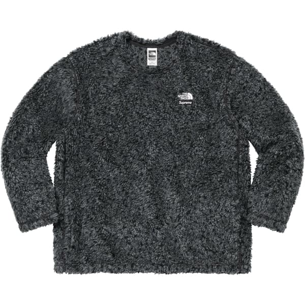 Supreme The North Face High Pile Fleece Pullover - Black (front)