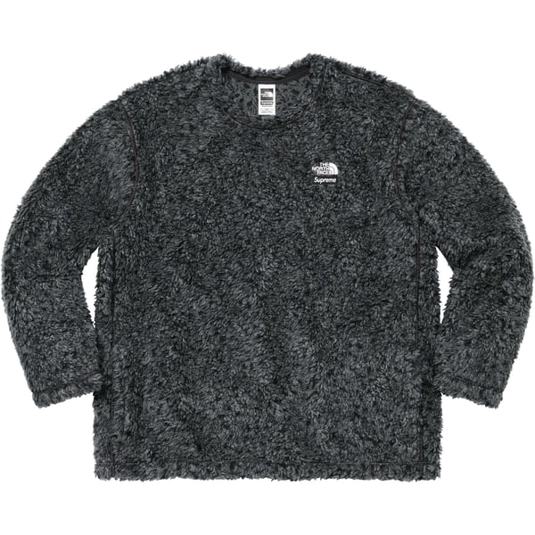 Supreme The North Face High Pile Fleece Pullover - Black (front)