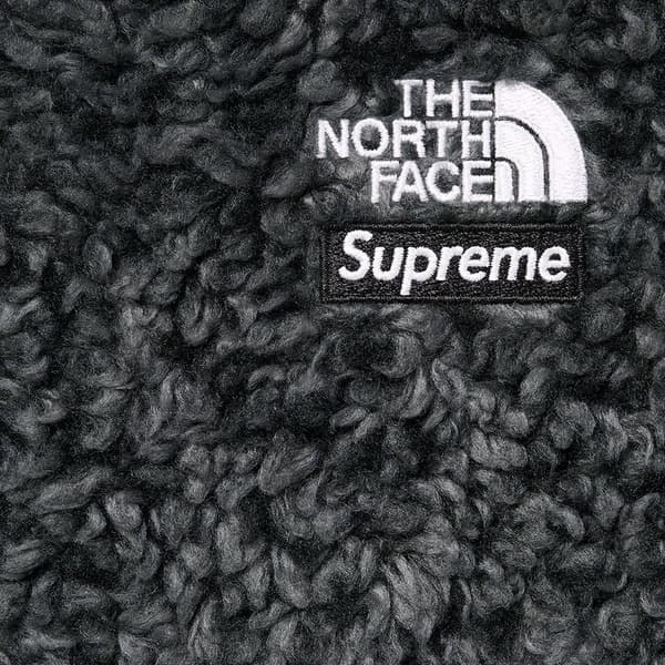 Supreme The North Face High Pile Fleece Pullover - Black (front)