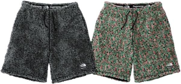 Supreme The North Face High Pile Fleece Short - Product Image