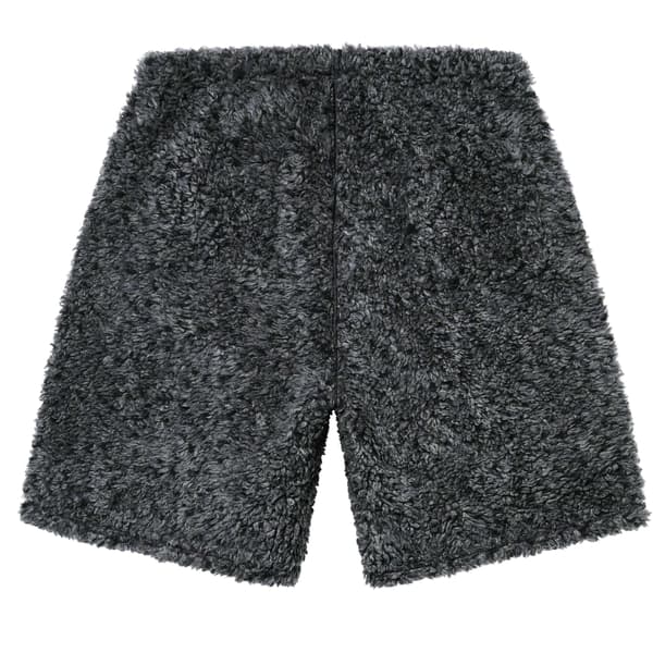 Supreme The North Face High Pile Fleece Short - Black (front)