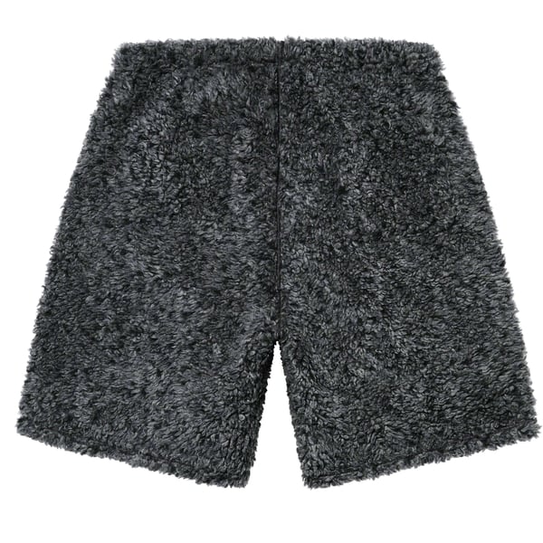 Supreme The North Face High Pile Fleece Short - Black (front)