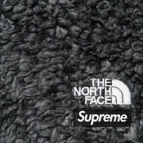 Supreme The North Face High Pile Fleece Short - Black (front)