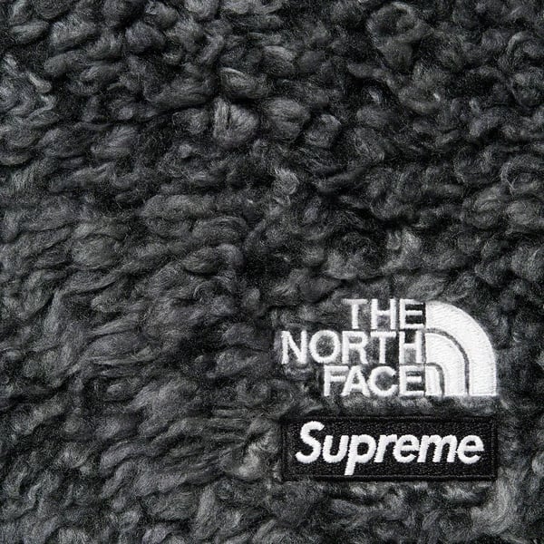 Supreme The North Face High Pile Fleece Short - Black (front)
