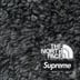 Supreme The North Face High Pile Fleece Short - Black (front)