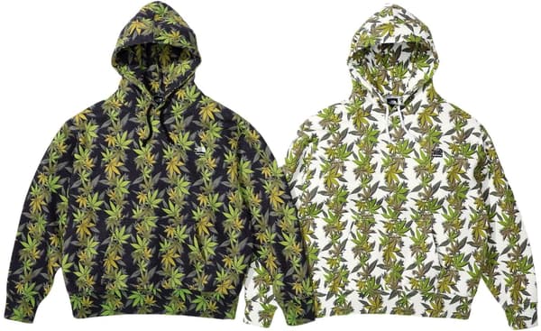 Supreme The North Face Leaf Hooded Sweatshirt - Product Image