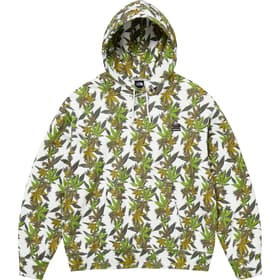 Supreme The North Face Leaf Hooded Sweatshirt White