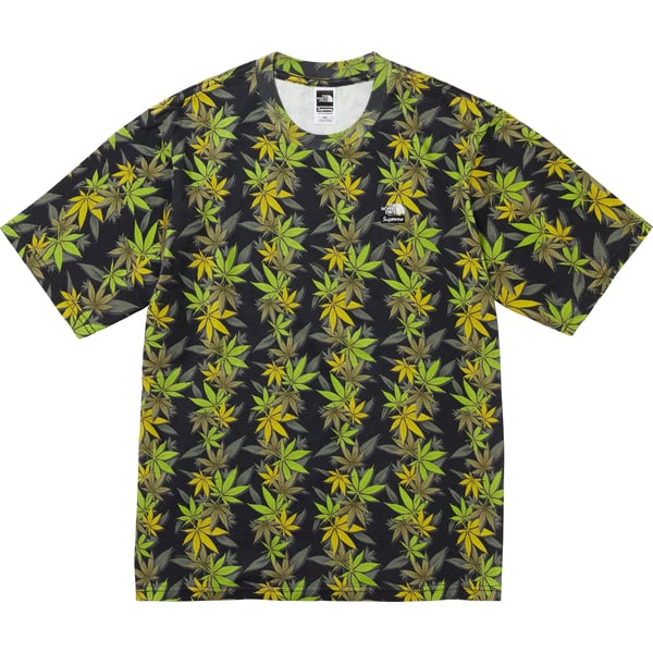 Supreme The North Face Leaf S/S Top - Black (front)