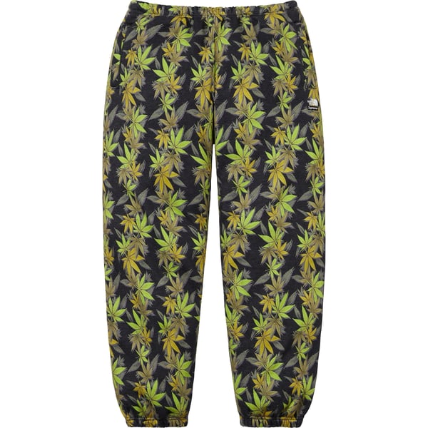 Supreme The North Face Leaf Sweatpant - Black (front)