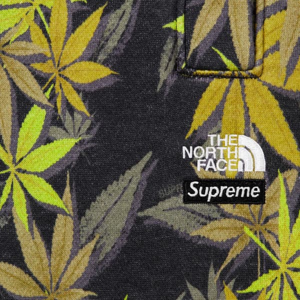 Supreme The North Face Leaf Sweatpant - Black (front)