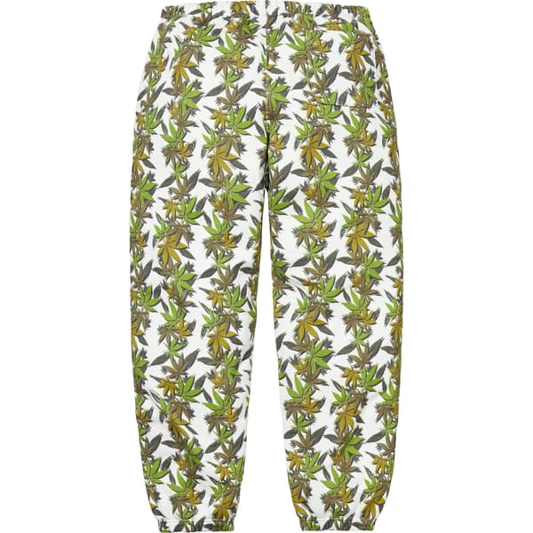 Supreme The North Face Leaf Sweatpant - White (front)