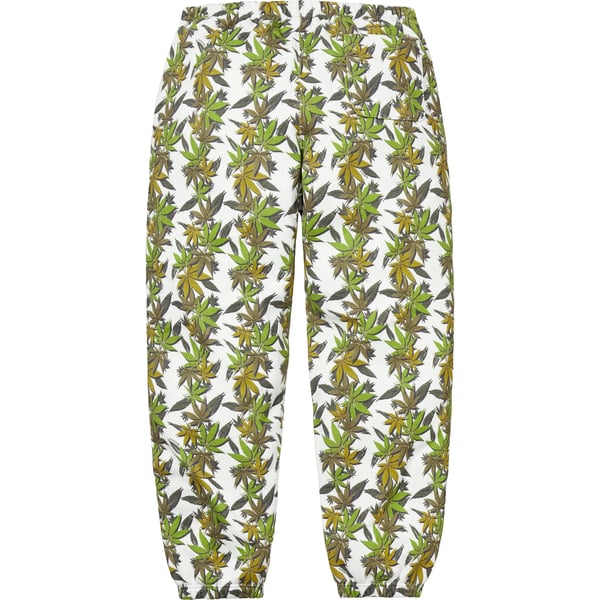 Supreme The North Face Leaf Sweatpant - White (front)