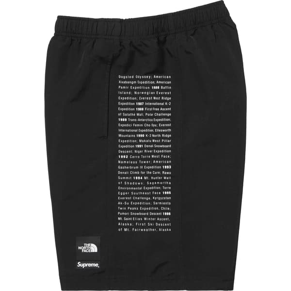 Supreme The North Face Nylon Short - Black (front)