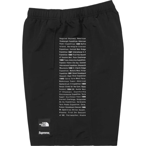 Supreme The North Face Nylon Short - Black (front)