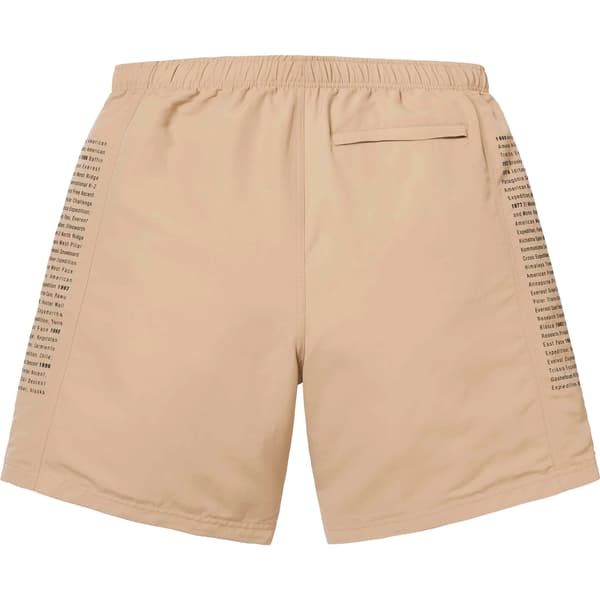 Supreme The North Face Nylon Short - Khaki (front)