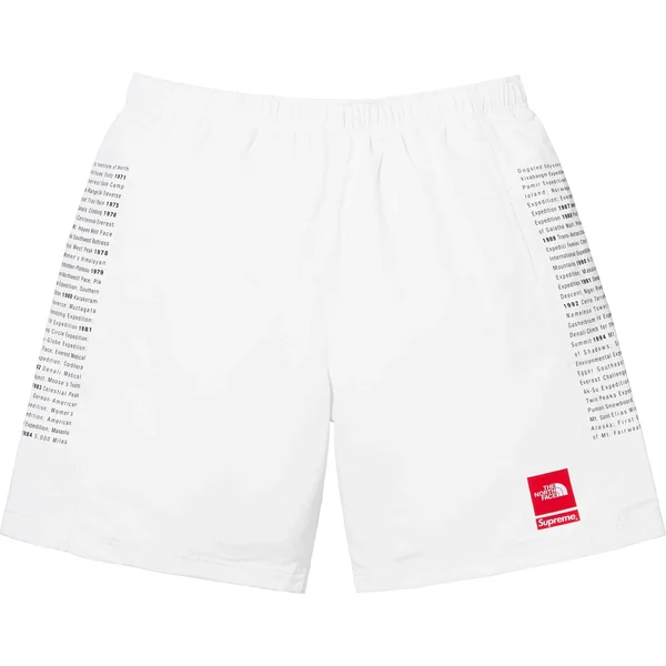 Supreme The North Face Nylon Short - White (front)