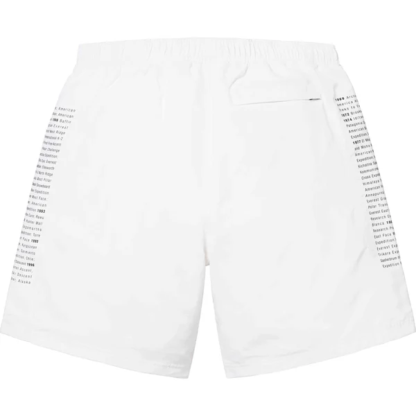 Supreme The North Face Nylon Short - White (front)