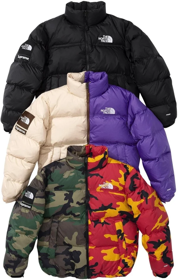 Supreme The North Face Split Nuptse Jacket - Product Image