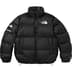 Supreme The North Face Split Nuptse Jacket - Black (front)