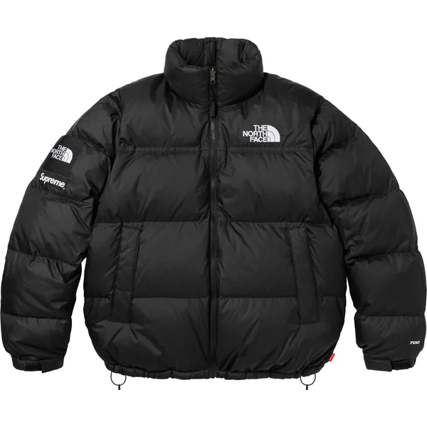 Supreme The North Face Split Nuptse Jacket - Black (front)