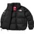 Supreme The North Face Split Nuptse Jacket - Black (front)
