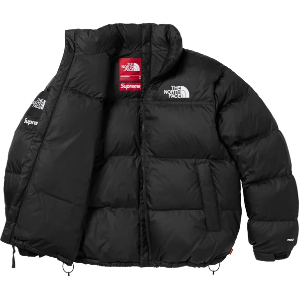 Supreme The North Face Split Nuptse Jacket - Black (front)