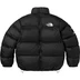 Supreme The North Face Split Nuptse Jacket - Black (front)