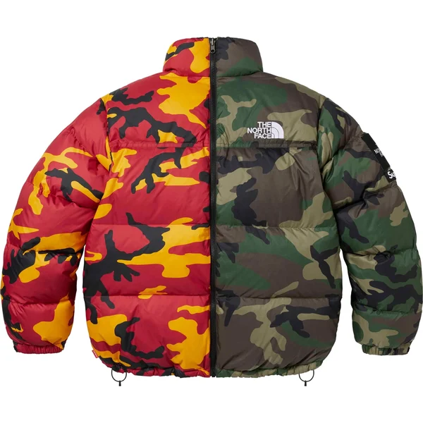 Supreme The North Face Split Nuptse Jacket - Camo (front)