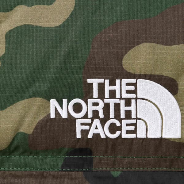 Supreme The North Face Split Nuptse Jacket - Camo (front)