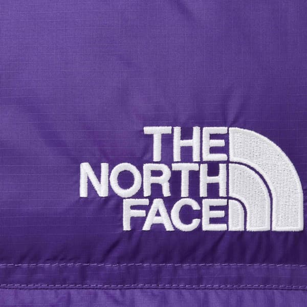 Supreme The North Face Split Nuptse Jacket - Tan (front)