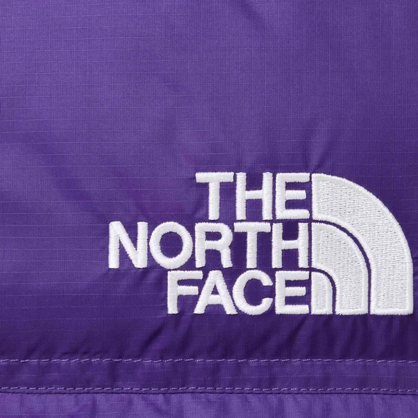 Supreme The North Face Split Nuptse Jacket - Tan (front)